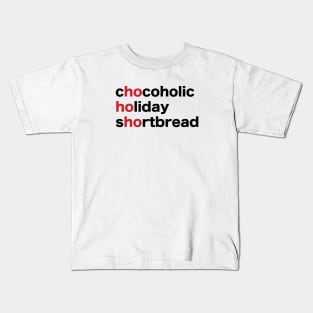 Holiday Scrabble Words - design no. 1 Kids T-Shirt